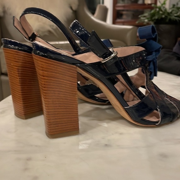 Marc by Marc Jacobs Blue Patent Leather Sandals - Picture 8 of 11